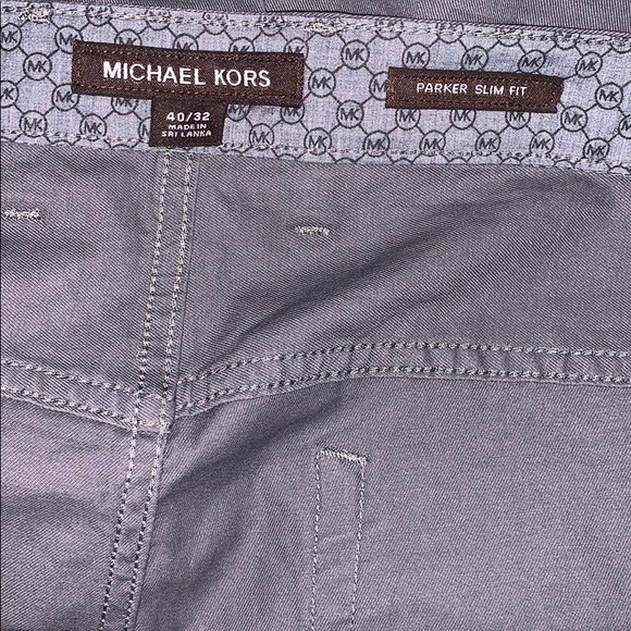 MICHAEL KORS Mend Parker Slim-Fit Stretch-Twill Pants 40x32 - Picture 7 of 8